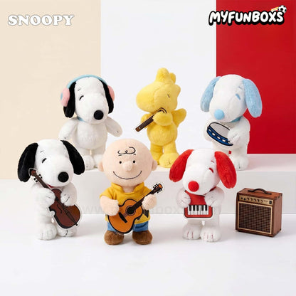 Snoopy Music Tour Series plush keychain