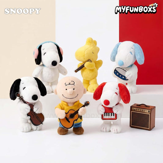 Snoopy Music Tour Series plush keychain