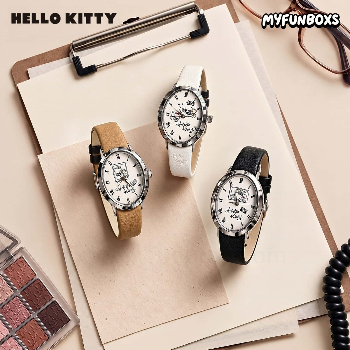 Hello Kitty Checkered Time Series Wrist Watch Blind Box