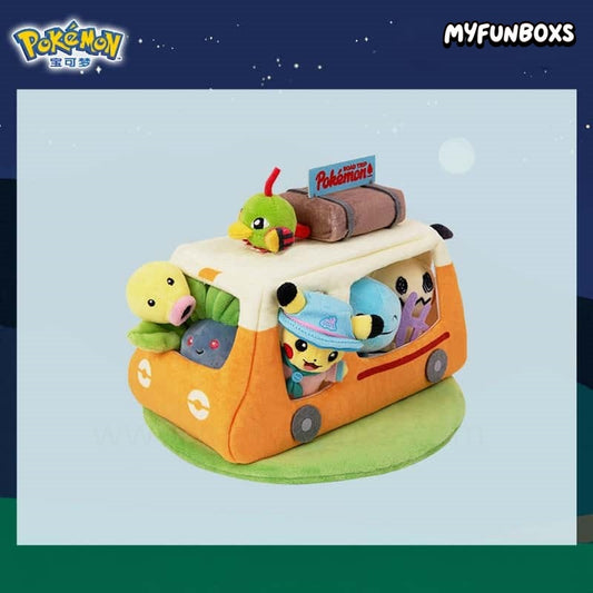 Pokémon Road Trip Series Vol.2 Diorama Plush Set – Mimikyu & Wooper
