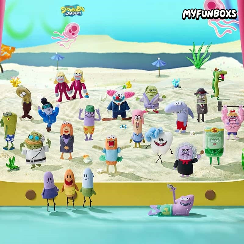 Bikini Bottom Resident Guide Series Plush Sticker Blind Bag(PRE-ORDER)