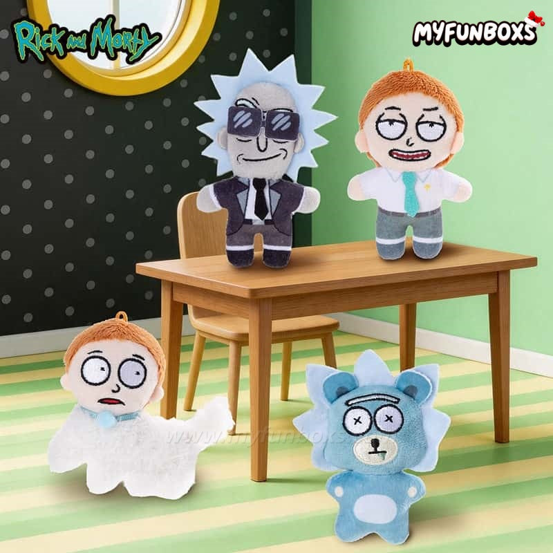 Rick and Morty Into the Multiverse Series Plush Keychain Blind Bag