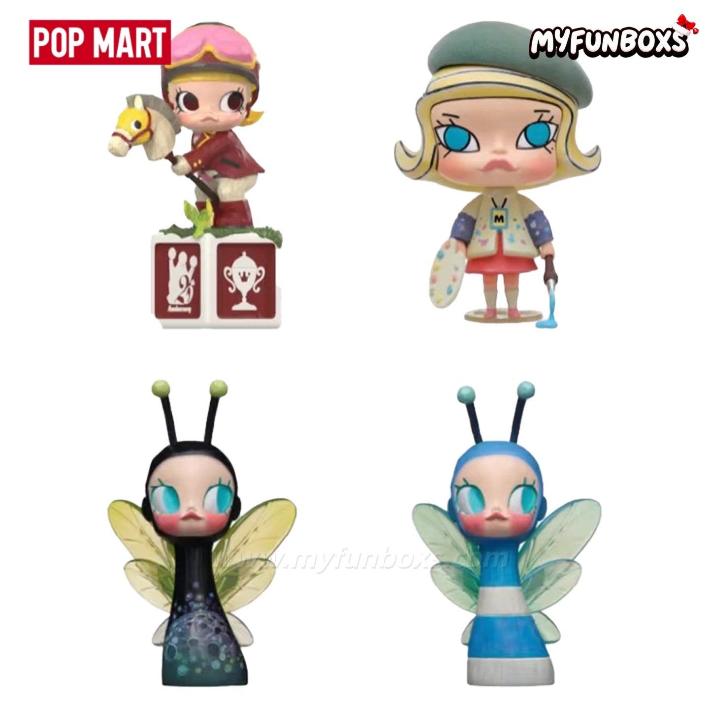 POP MART MOLLY 20th Anniversary Series Figure Collection