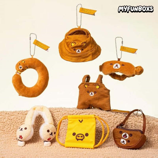 Rilakkuma Closet Accessory Series Plush Keychain Blind Box(PRE-ORDER)