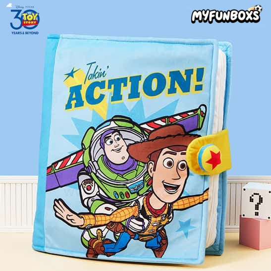Toy Story 30th Anniversary Comic Book Art Plush Throw Pillow