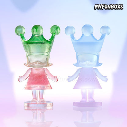 POP MART MEGA ROYAL MOLLY 100% Glaze Series Figure Blind Box