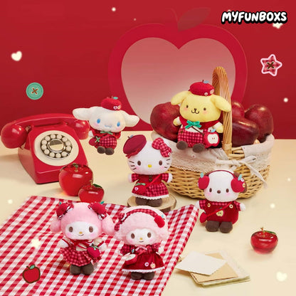 Sanrio Sweet Apple Design Series Plush Keychain