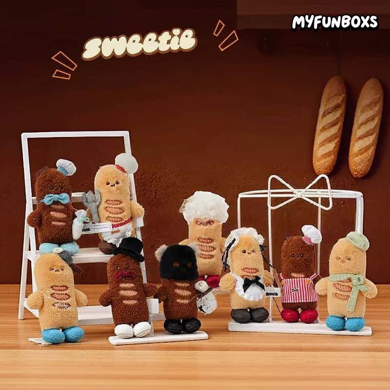 Sweetheart Manager Series Baguette Plush Keychain Blind Box