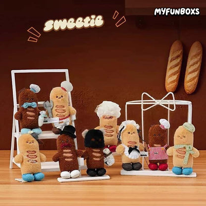 Sweetheart Manager Series Baguette Plush Keychain Blind Box