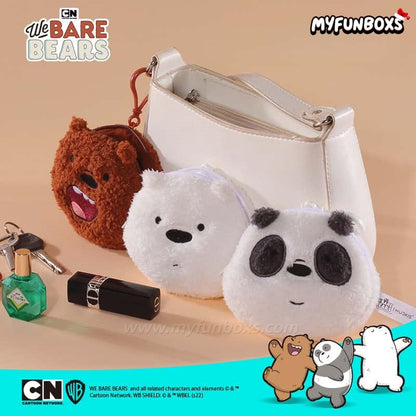 We Bare Bears Cute Plush Bag Charm