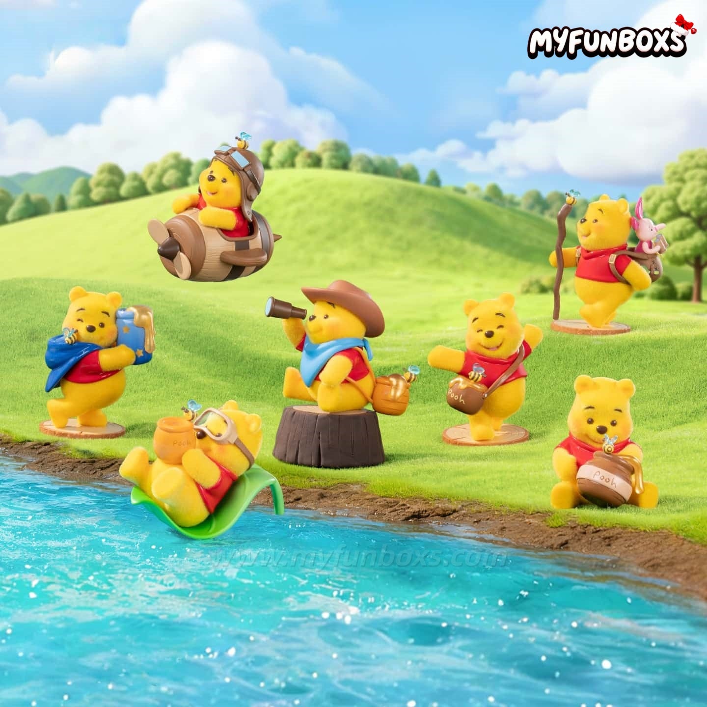 DSN Winnie the Pooh 100th Honey Quest Series Figure Blind Box