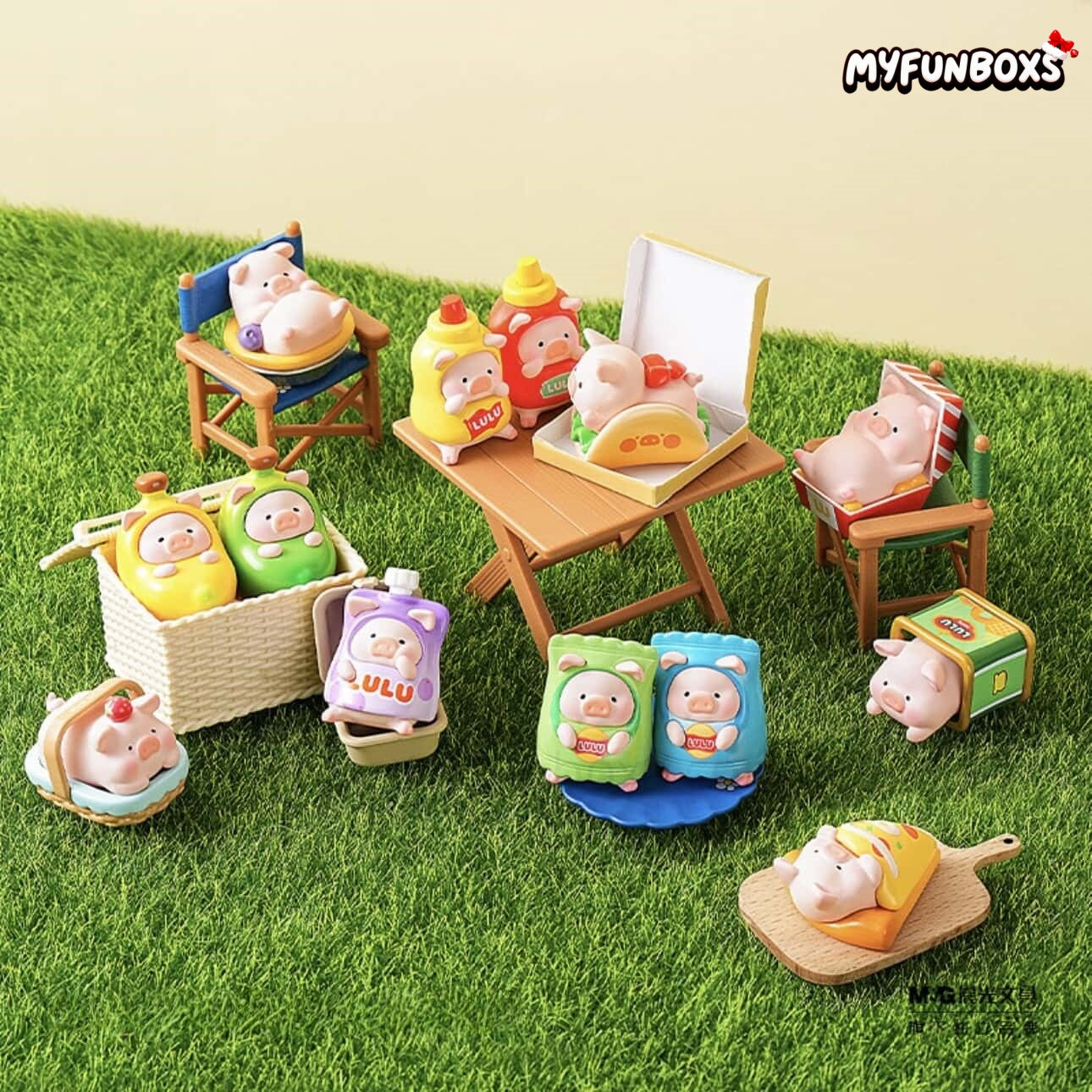 LuLu The Piggy Picnic Series Mini Beans Blind Bag
