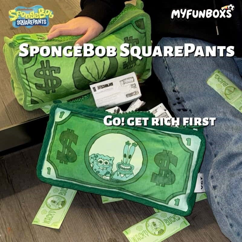 SpongeBob SquarePants Bikini Bottom Bicycle Ba Banknotes Hrow Pillow