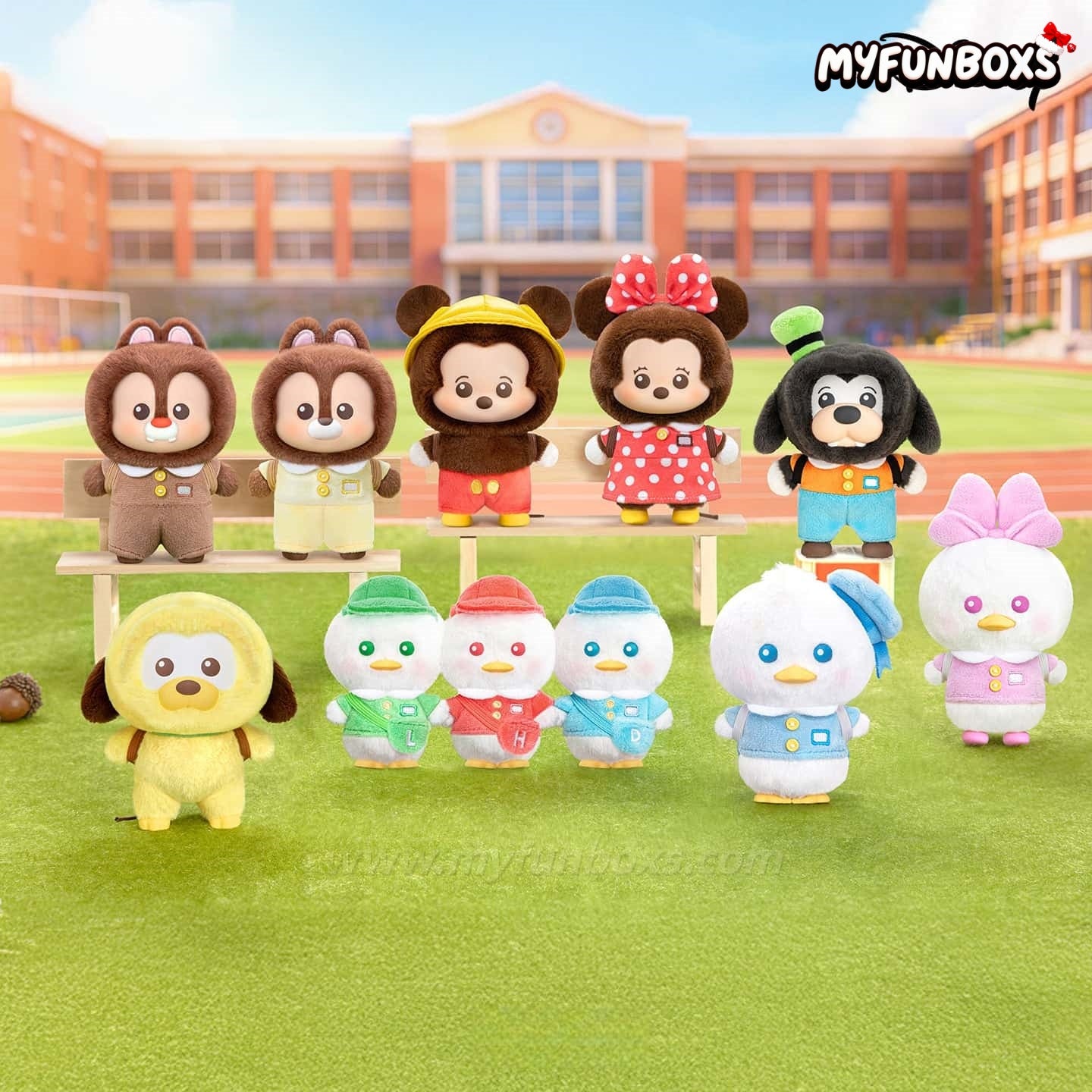 DSN Mickey and Friends MINI BACKPACK Series Plush Pendant Blind Box