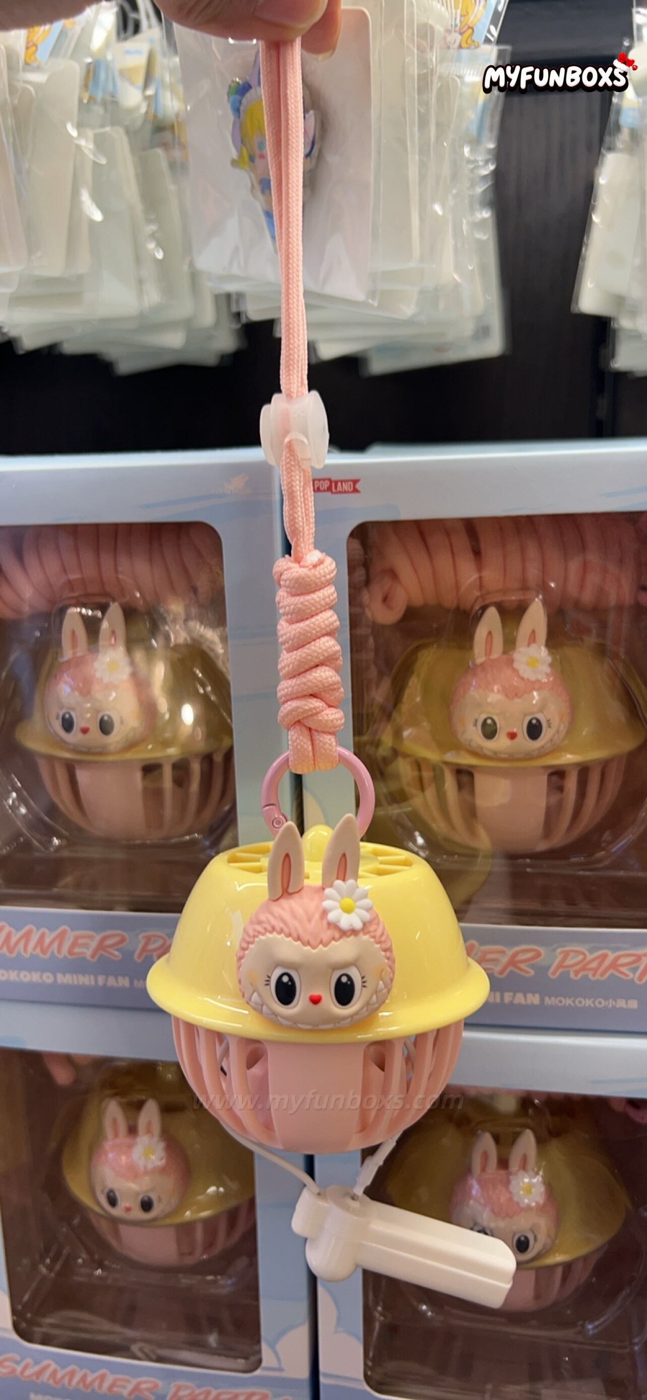 POP MART Land Exclusive “Bubble Summer Party” Series MOKOKO Mini Fan