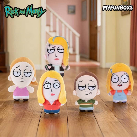 Rick and Morty posable plush bag charm