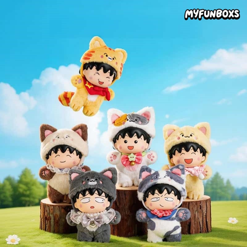 Chibi Maruko-chan Meow Meow Series Plush Blind Box