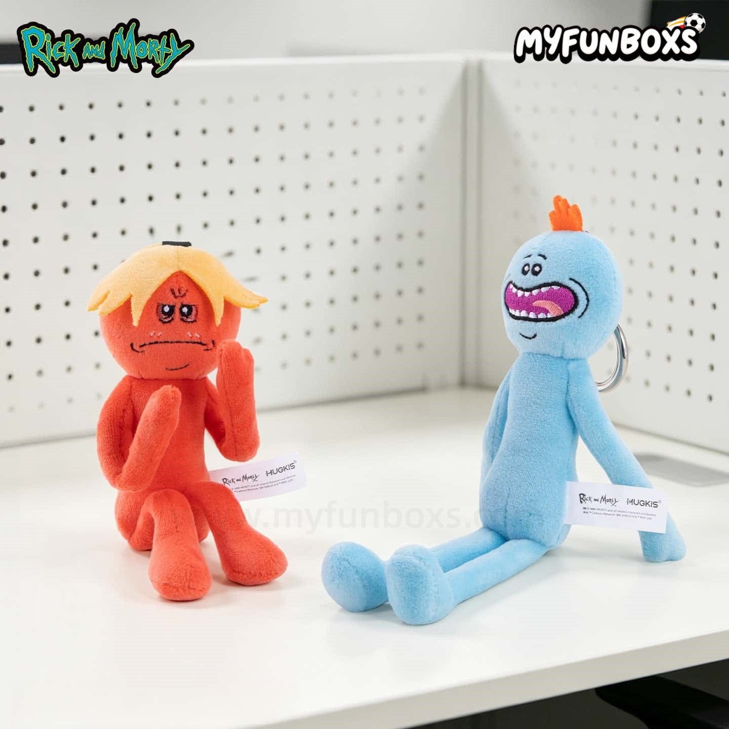Rick and Morty Mr. Meeseeks plush keychain