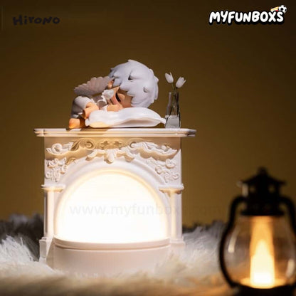 Handcrafted Hirono angel fireplace figurine