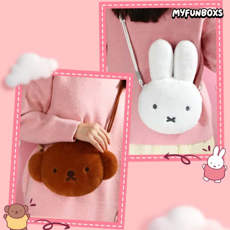 Miffy plush crossbody bag