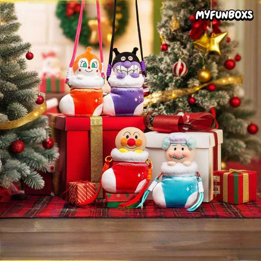 Anpanman Christmas GIFT Series Christmas Stocking Plush Pouch