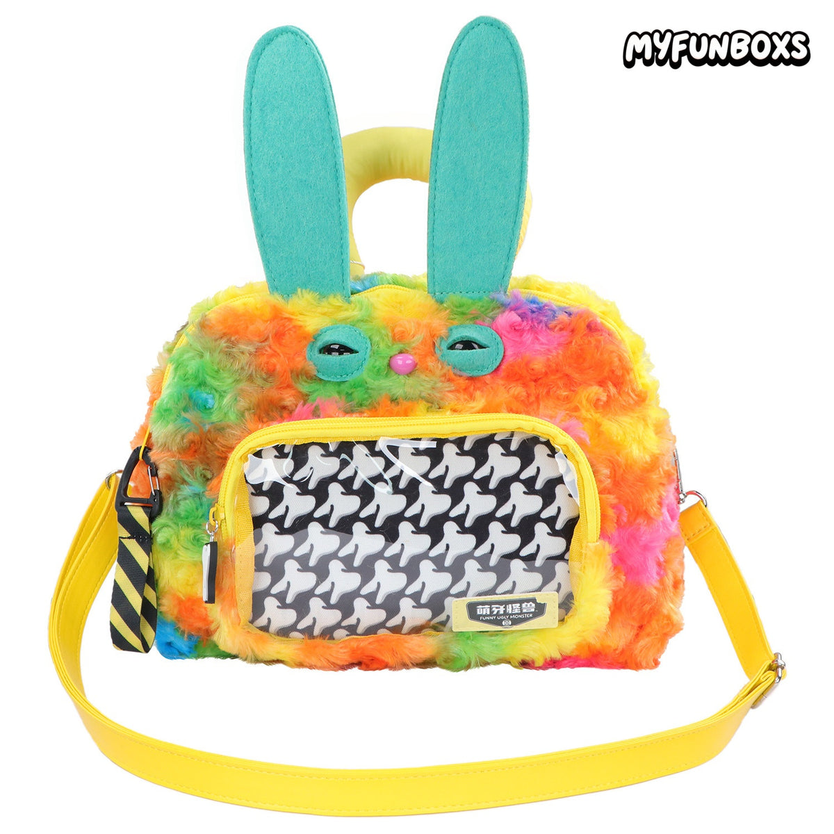 Fuggler Big Head Collection Plush Crossbody Bag