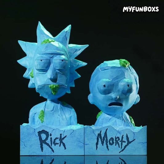 Rick and Morty bust figure