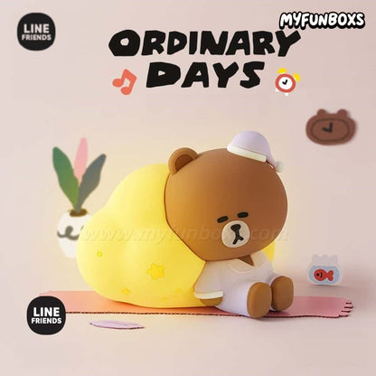 LINE FRIENDS Brown Bear tap night light