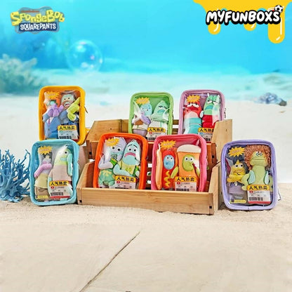 SpongeBob Bikini Bottom fish plush keychain coin purse