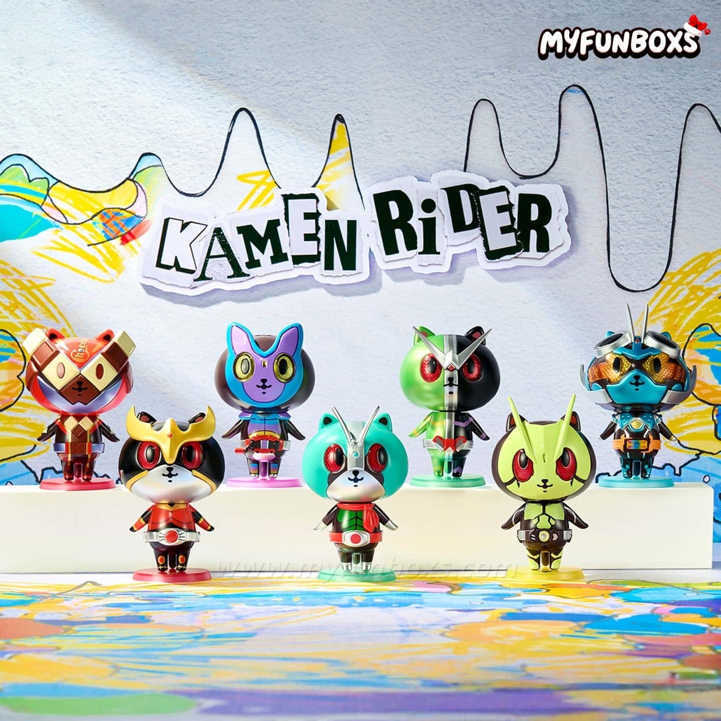 Artverse x Baketan Blog Kamen Rider Series Figure Blind Box