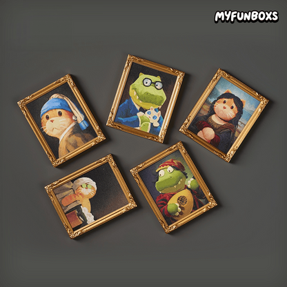 Famous Paintings Series Refrigerator Magnet Blind Box