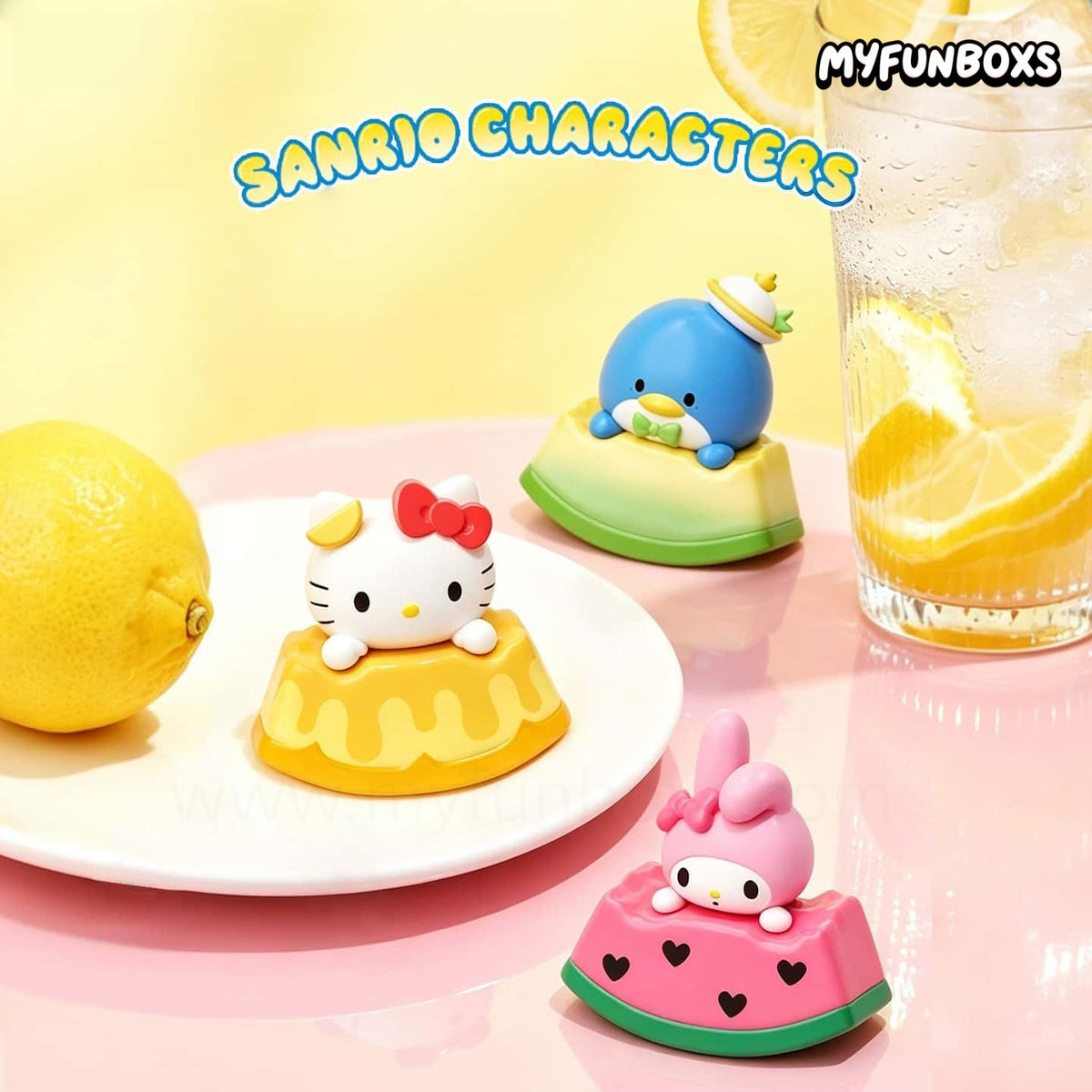 Sanrio Characters Sweet Fruit Wobble Series Figure Blind Box