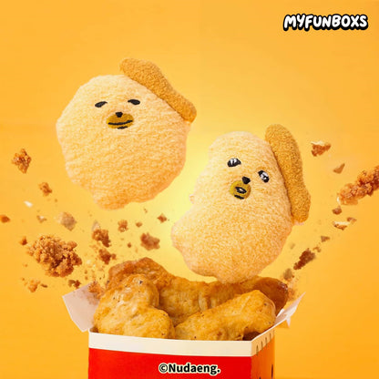 Nudaeng Chicken Nugget Plush Keychain