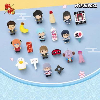 Gintama Two Is Better Than One Series Plush Sticker Blind Bag