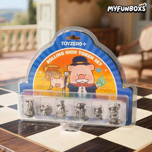 LuLu the Piggy Rich Pig Action Chess Set hanging card