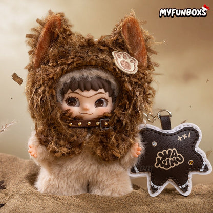 WAKUKU Puka Meow And Fuzzy Kid Series Mini Plush Hanging Card