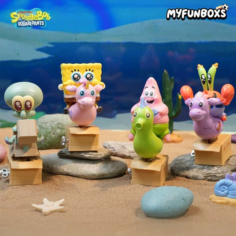 SpongeBob SquarePants Rocking Horse Series Articulated Action Figure Blind Box