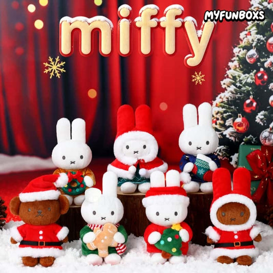 Miffy Christmas Winter Series plush keychain blind box(PRE-ORDER)