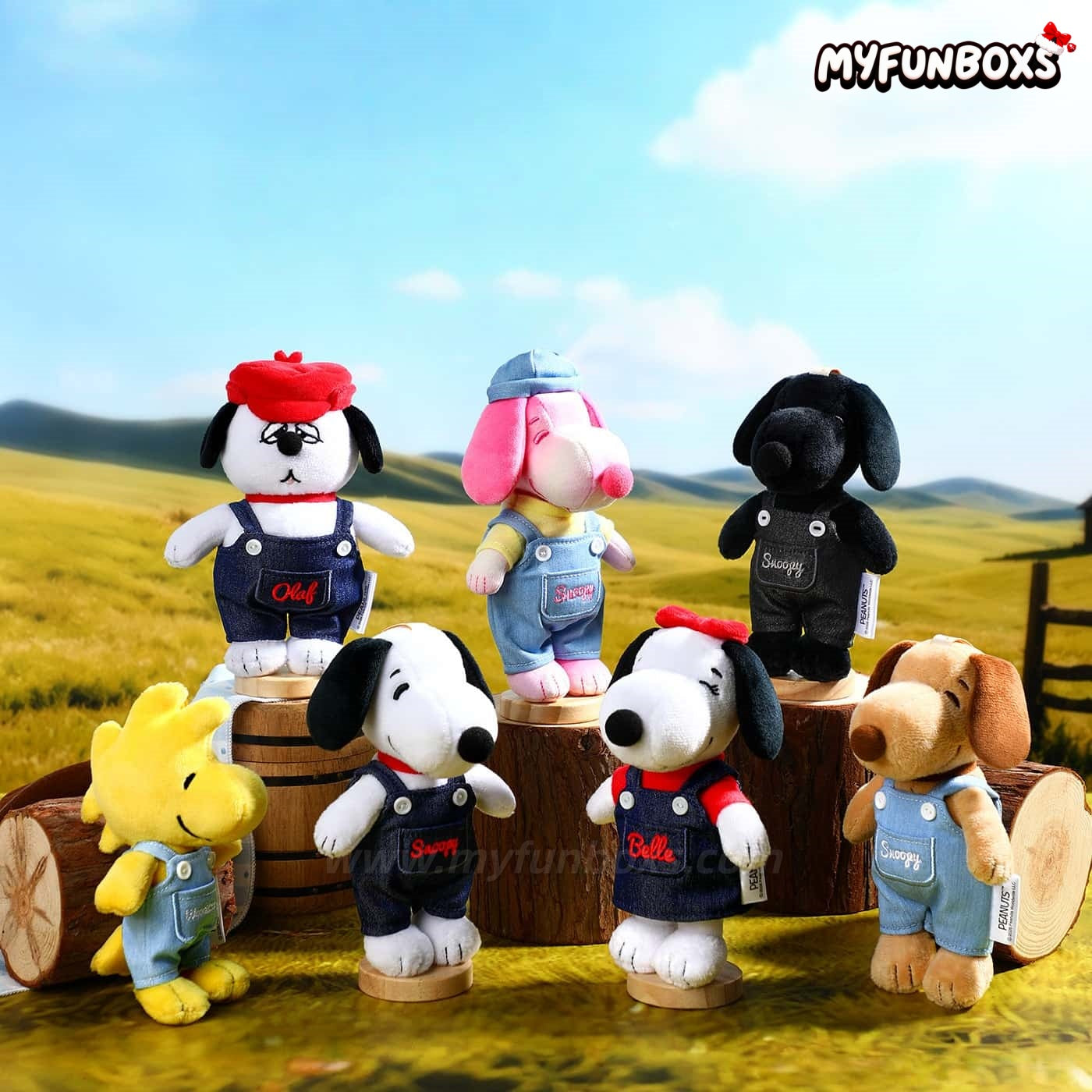 PEANUTS Snoopy Cowboy Series Plush Keychain Blind Box(PRE-ORDER)