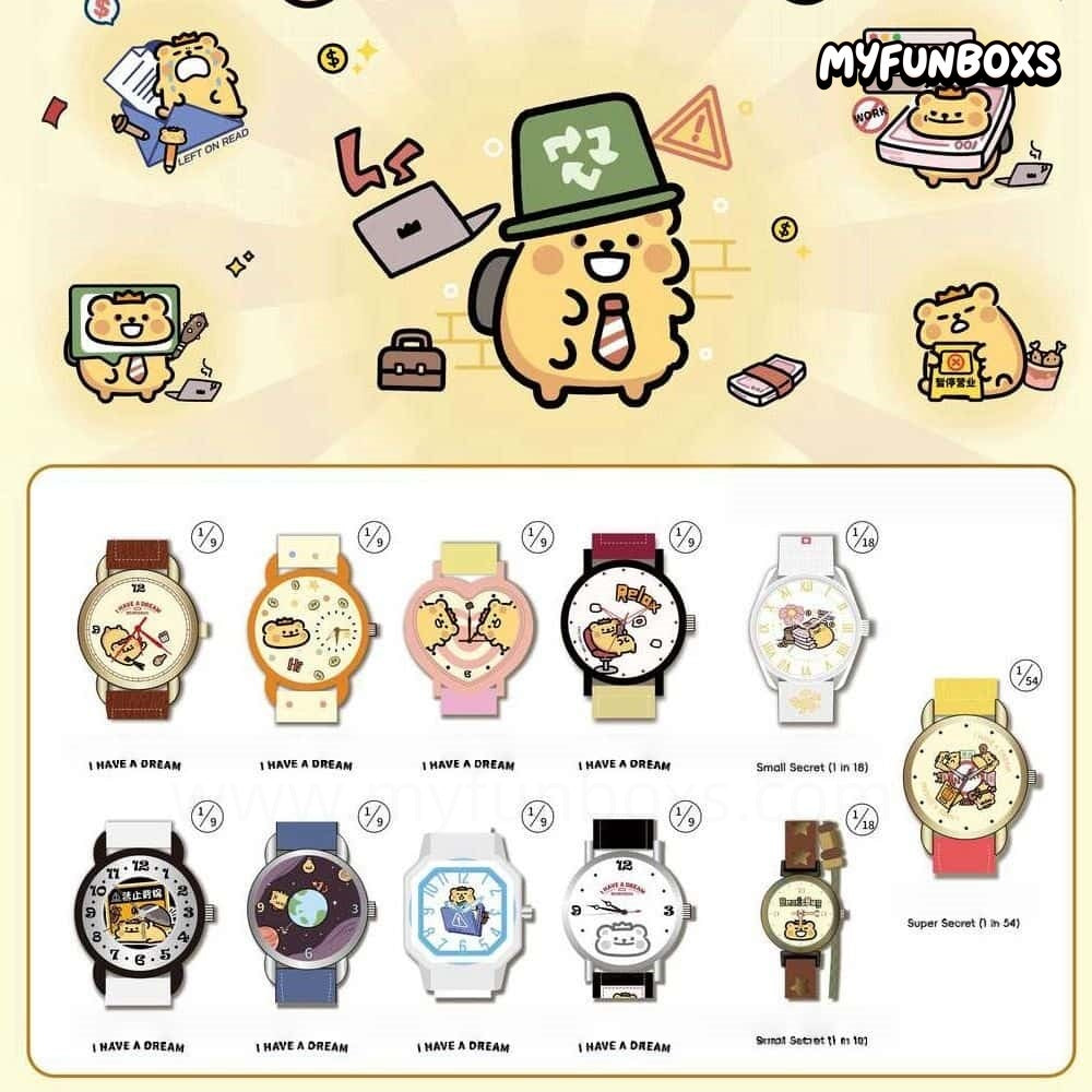 JOYFUN Bugcat Capoo Chosen Worker Series Watch Blind Box