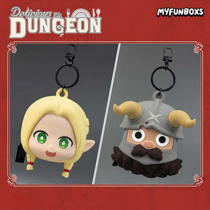 SUNRISEPOP Delicious in Dungeon Marcille & Senshi plush coin purse keychain