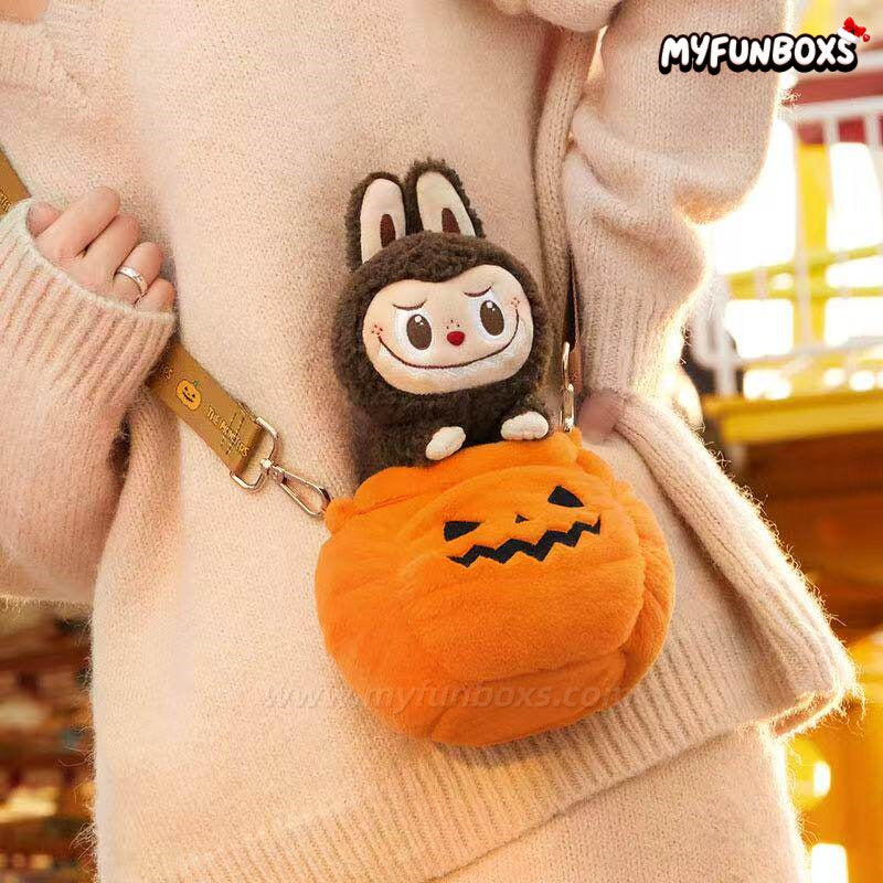 LABUBU Halloween Magic of Pumpkin Series Plush Mini Bag, POP LAND Limited