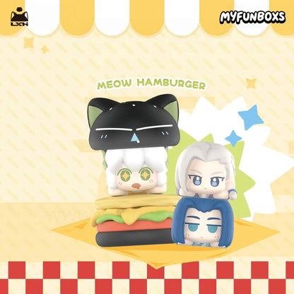 Luo Xiaohei Meow Hamburger Stacking Series blind box(PRE-ORDER)