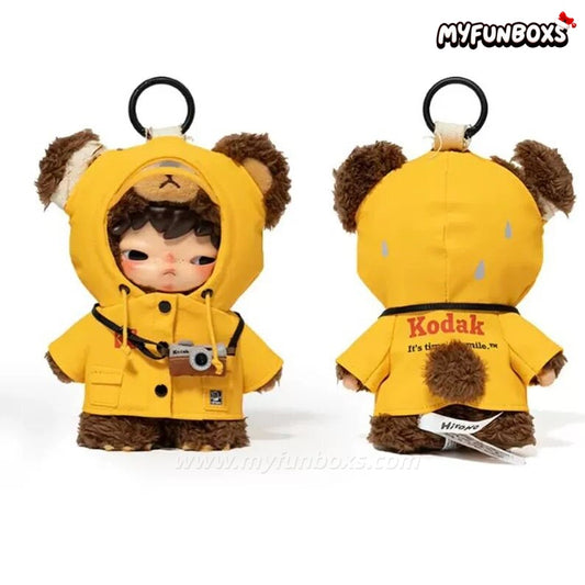 POP MART Hirono × Kodak Little Bear Vinyl Plush Pendant, Korea Exclusive (PRE-ORDER)