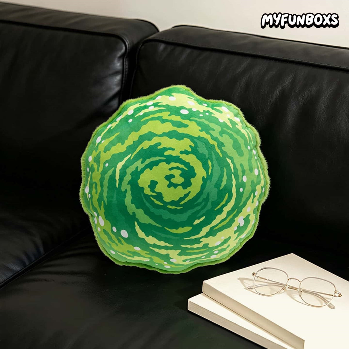 Rick and Morty Portal Plush Pillow