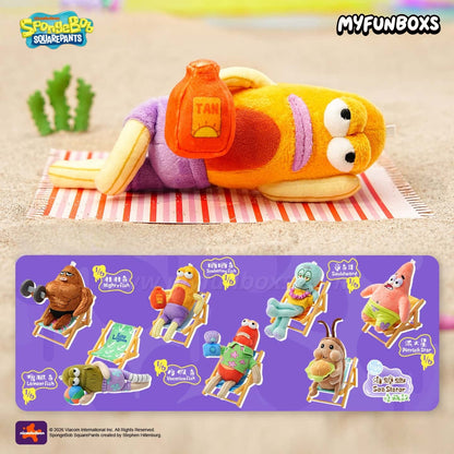 SpongeBob Bikini Bottom Beach Stall Series Action Plush Pendant Blind Box (PRE-ORDER)