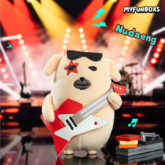 Nudaeng Rock Musician plush keychain