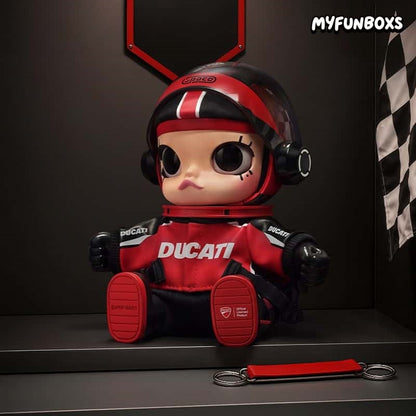 POP MART MEGA SPACE MOLLY × DUCATI Serie Vinyl Plush Pendant Hanging Card (PRE-ORDER)