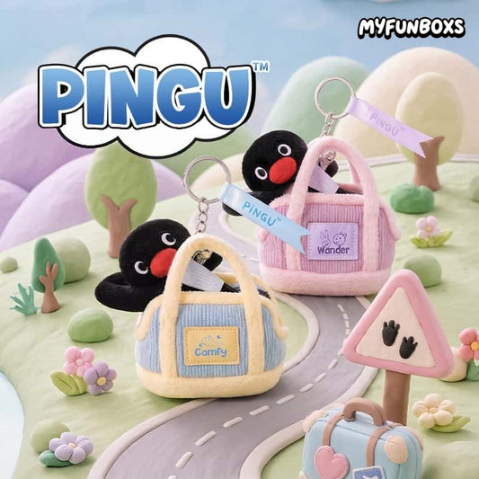 Pingu Gugu Travel Companion Series Plush Keychain