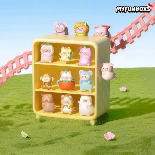 LuLu the Piggy Lying Down Plush Mini Figure Blind Box